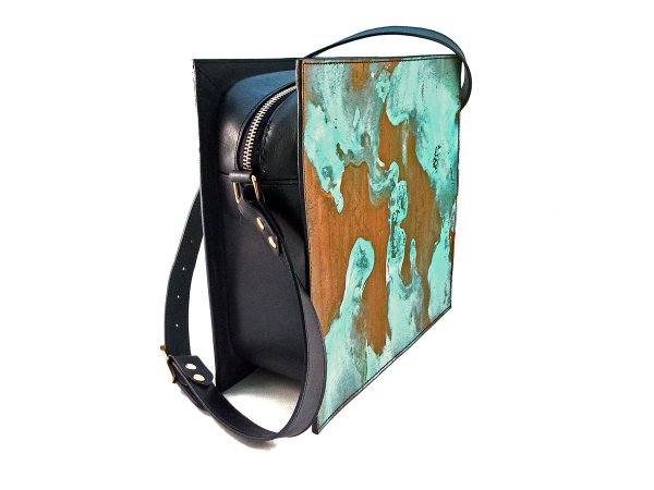 画像3: ラストゴールド スクエアボード ショルダーバッグ (3)