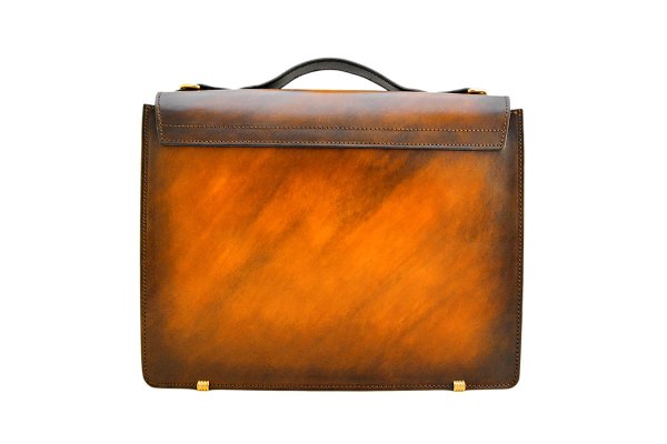 画像2: アクロモ ブラウン 2WAYハンド&ショルダーバッグ (2)