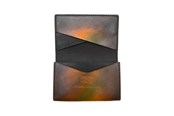 画像4: アクロモ BrGフラップカードケース (4)