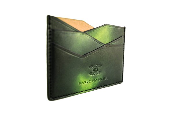 画像3: アクロモ グリーン フラットカードホルダー (3)