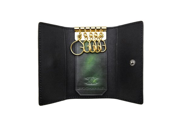 画像4: アクロモ グリーン 5連キーケース (4)